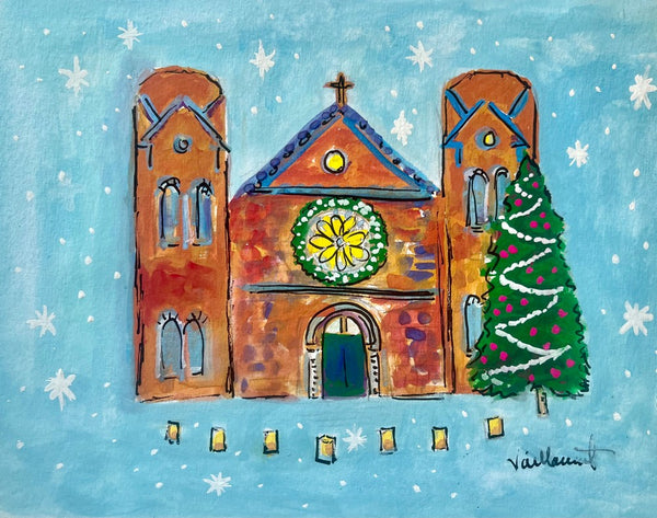 Sandy Vaillancourt Holiday Card Set - Churches