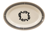 Mimbreño Platter Large -"Four Fish" Design