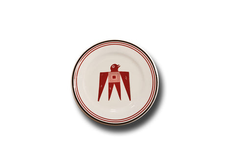 Mimbreño Butter Chip Plate - "Thunderbird" Design