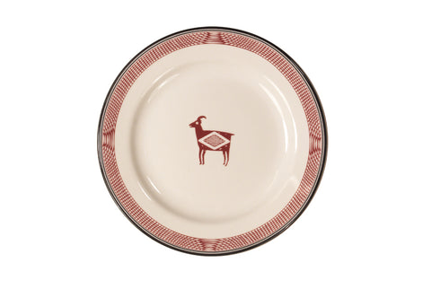 Mimbreño Salad/Dessert Plate - "Bighorn" Design