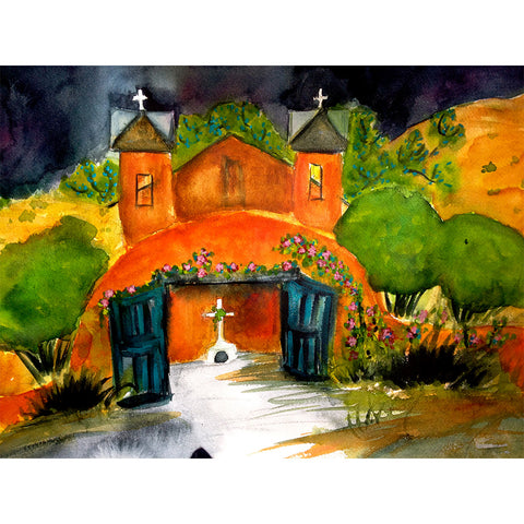 Sandy Vaillancourt, "Chimayo Summer Eve" | FRAMED PRINT