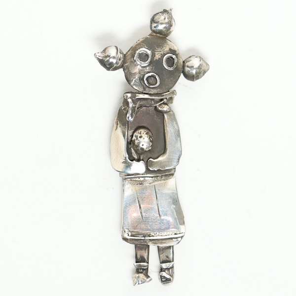 Catherine Maziere "Mudhead Kachina" Pin / Pendant