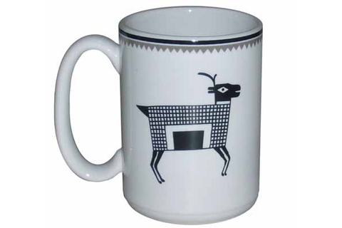Mimbreño Mug -"Antelope" Design 11oz & 15oz