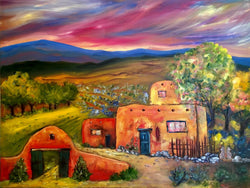 Sandy Vaillancourt "Sunset at the Rancho" Framed Print