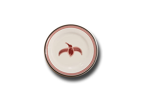 Mimbreño Butter Chip Plate - "Hummingbird" Design
