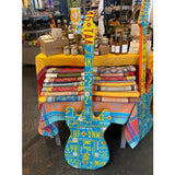 New Mexico License Plate Guitar